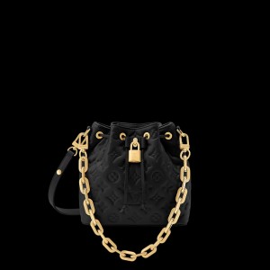 Made from embossed Monogram Empreinte leather, the Pochette Métis